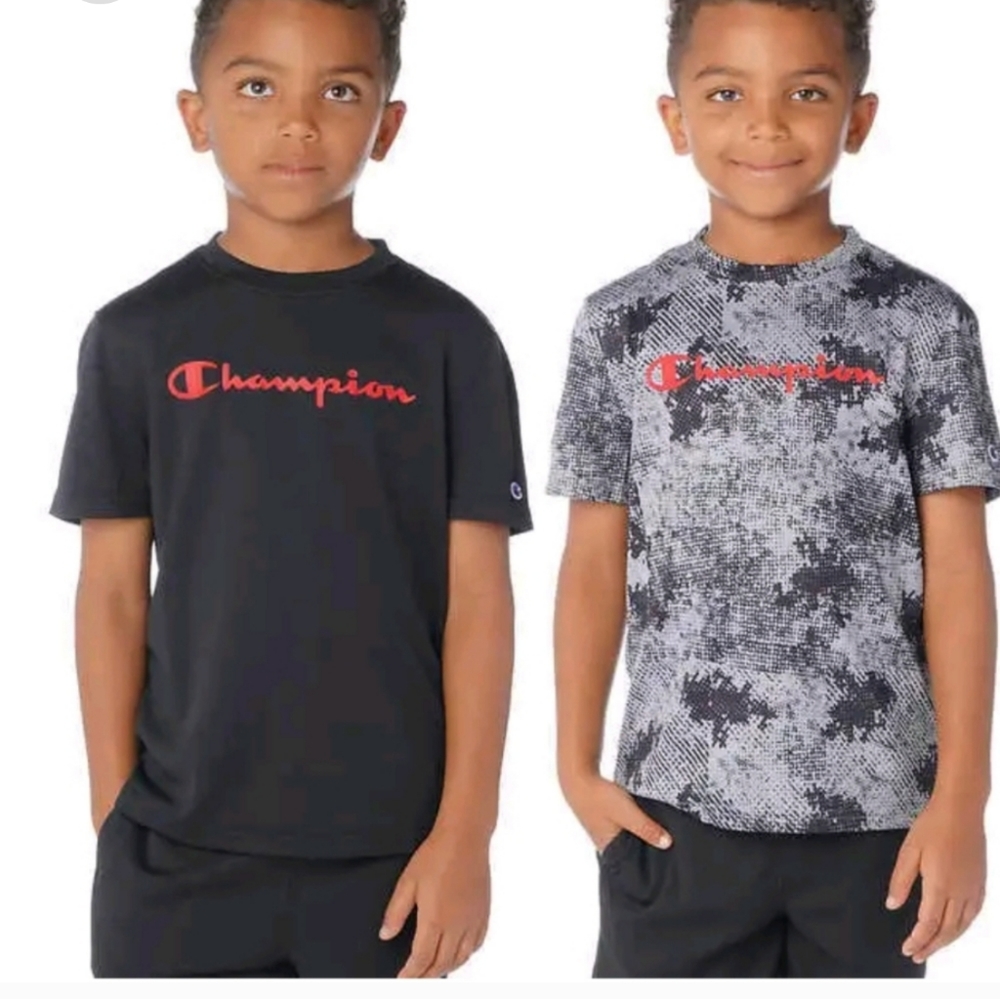 Champion Boy’s 2-Pack Performance Graphic Tee Set youth boys